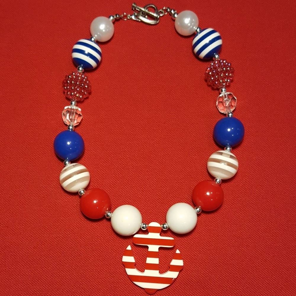 NEW Nautical Bubblegum Necklace